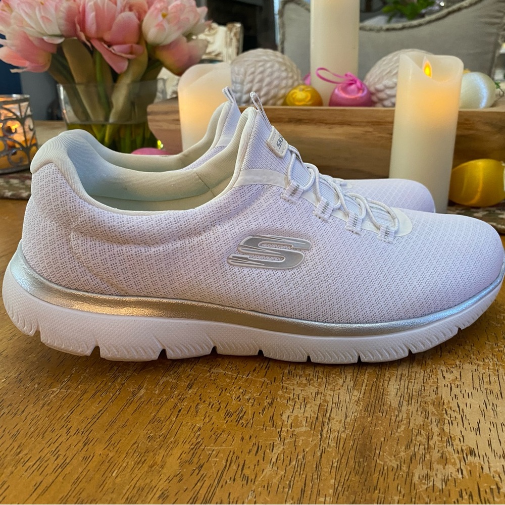 Skechers Memory Foam Slip On Sneakers